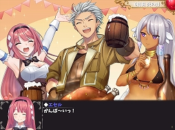 画像ギャラリー No.002のサムネイル画像 / 「温泉勇者」のPC版がSteamにて発売に。ヒロインたちと温泉郷の復興を目指す“紳士向けスローライフRPG”