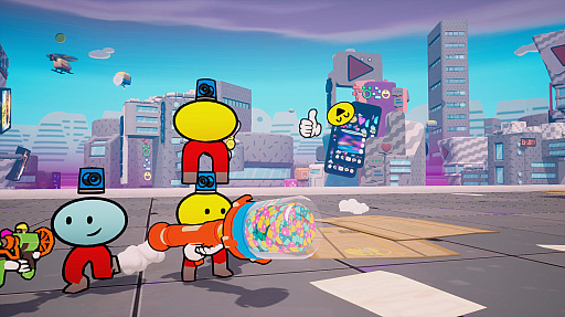 画像ギャラリー No.002のサムネイル画像 / 「グリッチバスターズ」先行プレイレポート。オンラインでもオフラインでも,子供から大人までワイワイ遊べる協力型シューター