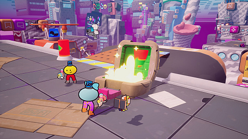 画像ギャラリー No.011のサムネイル画像 / 「グリッチバスターズ」先行プレイレポート。オンラインでもオフラインでも,子供から大人までワイワイ遊べる協力型シューター