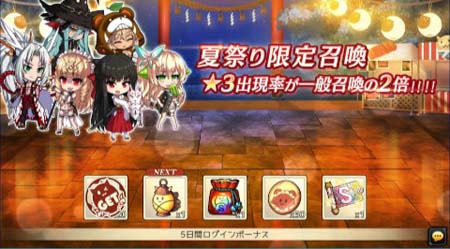 画像ギャラリー No.003のサムネイル画像 / 「燐光のレムリア 星空の絆」,夏祭り限定召喚を実装。ログインボーナス&イベント“限界戦”も開催中