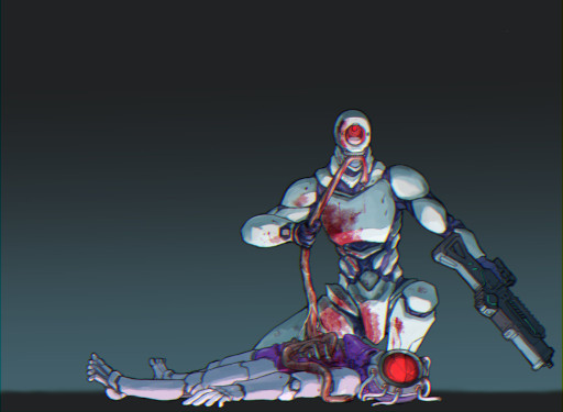 画像ギャラリー No.002のサムネイル画像 / 「CYNOROID FORSAKEN」,6月4日にリリースへ。グロテスクな異形蔓延る研究施設を探索するアクションゲーム