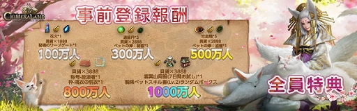 画像ギャラリー No.002のサムネイル画像 / 「神獣伝説〜エボリューション・ディバウア〜」,事前登録者数が全世界で500万人を突破。お笑いコンビ錦鯉によるPV第3弾も公開