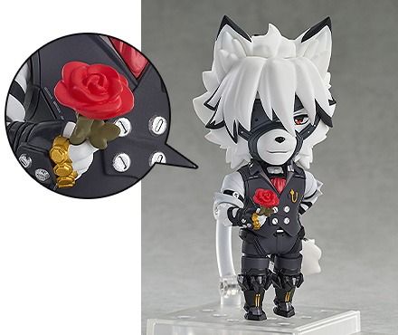 画像ギャラリー No.006のサムネイル画像 / 「ゼンレスゾーンゼロ」のデフォルメフィギュア「ねんどろいど フォン・ライカン」が2026年3月に発売。特典は「1本のバラ」