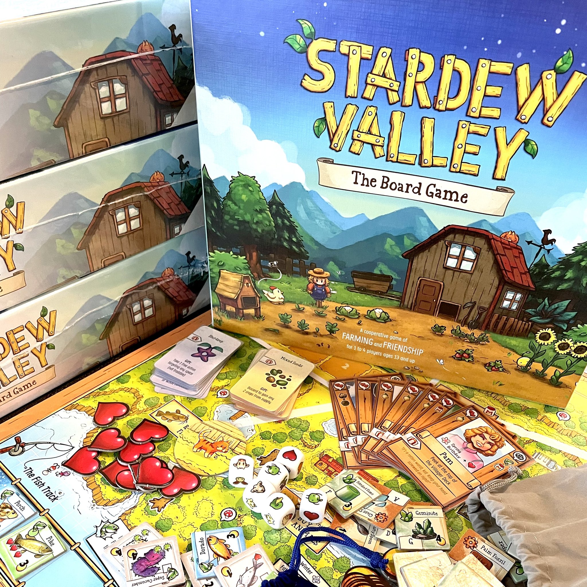 Stardew Valley」公式ボードゲームが日本語解説付きで近日中に国内販売