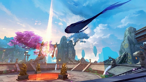 画像ギャラリー No.020のサムネイル画像 / 【PR】スマホ向けMMORPG「暁ノ天刃録」の事前登録がスタート。美しい東洋風の世界を縦横無尽に飛び回って冒険しよう!