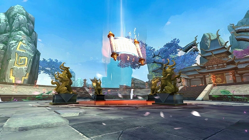 画像ギャラリー No.027のサムネイル画像 / 【PR】スマホ向けMMORPG「暁ノ天刃録」の事前登録がスタート。美しい東洋風の世界を縦横無尽に飛び回って冒険しよう!