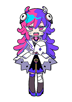 画像ギャラリー No.005のサムネイル画像 / 「グーニャモンスター」,アネモネを中心とした少しダークな新ビジュアルを公開。エピソード3で,スラッグ,オルカ,クリオネの3人が参戦