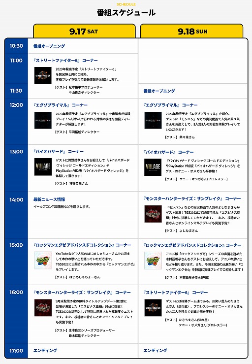 ���������꡼ No.012�Υ���ͥ������ / ���ץ���TGS������������ۿ��������塼��Ⱦܺ٤�ȯɽ����TGS2022 CAPCOM ONLINE PROGRAM�פ�ͽ����������