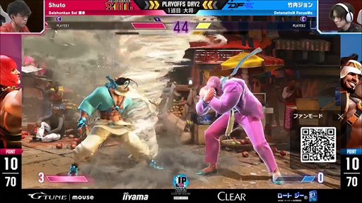 画像ギャラリー No.006のサムネイル画像 / 「ストリートファイターリーグ: Pro-JP 2023 プレイオフ」Day2レポート。DetonatioN FocusMeが最終10戦目までもつれる激戦を制する