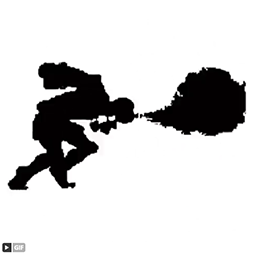 画像ギャラリー No.004のサムネイル画像 / スシロー,「ストリートファイター」シリーズとコラボか。波動拳やヨガフレイムらしきシルエットがシャッフルされる画像を投稿