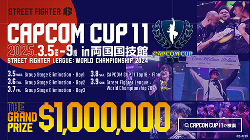 ���������꡼ No.001�Υ���ͥ������ / ��CAPCOM CUP 11�ס֥��ȥ꡼�ȥե��������꡼��: ���ɥ����ԥ��󥷥å� 2024�ס�2025ǯ3��5�����ξ��񵻴ۤǳ���