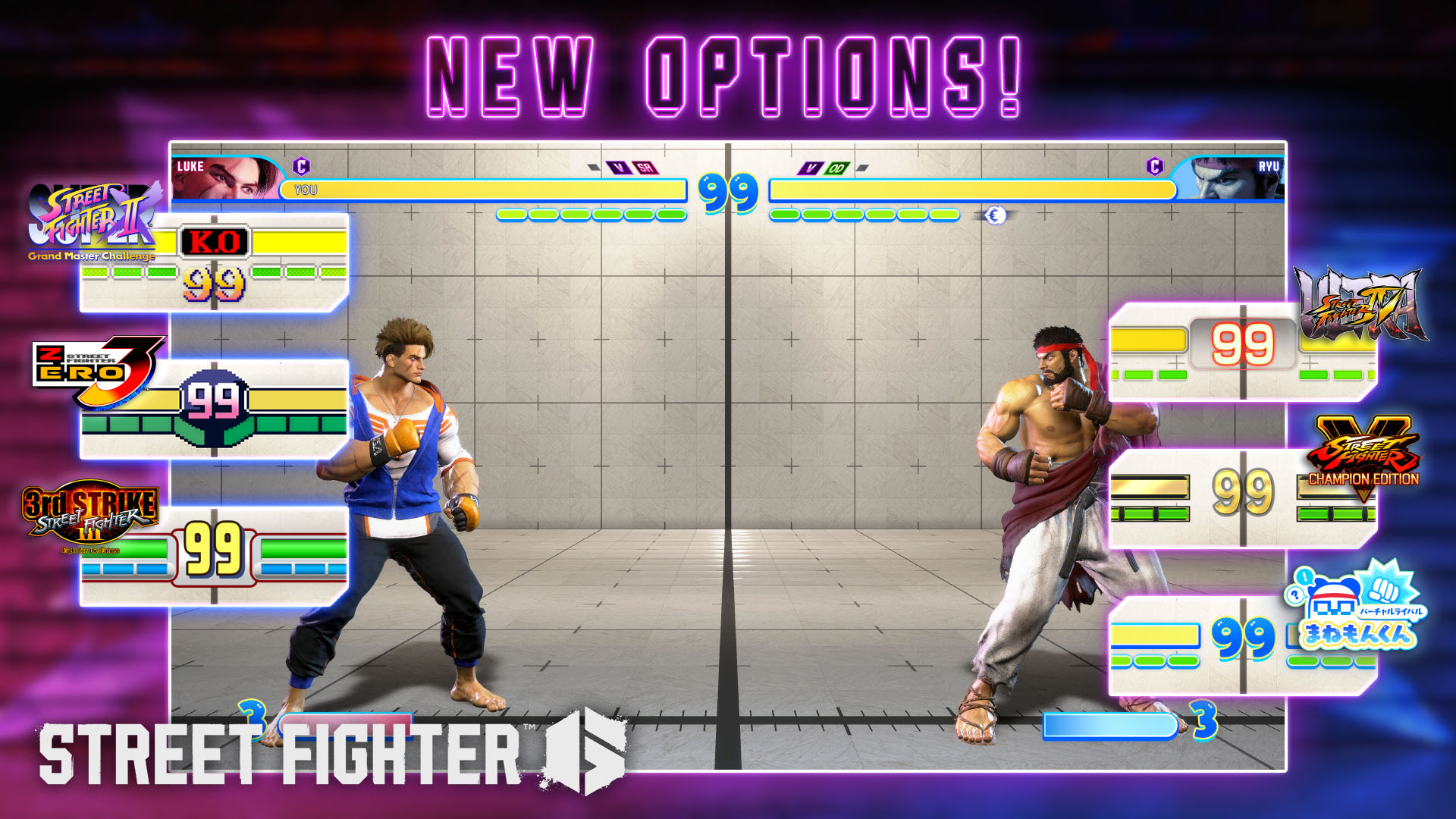 「スト6」,バトルバランス調整や新機能「バトルHUDデザイン選択」を含む最新アップデートを実施。天鬼ぷるるさんの自動実況機能も登場