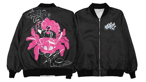 画像ギャラリー No.005のサムネイル画像 / 「スト6」ジュリ，豪鬼の2WAYブルゾン，予約販売を開始。表面は落ち着いた日常使い用，裏面はインパクト重視の大胆なデザイン