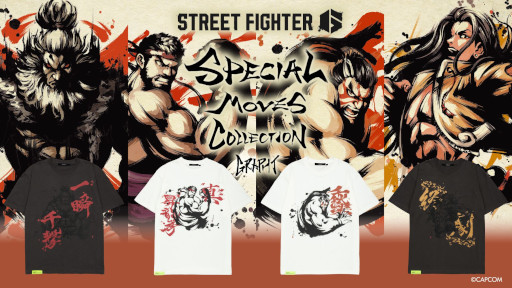 画像ギャラリー No.025のサムネイル画像 / 「スト6」,Tシャツと美濃焼の食器類からなる新作コレクション「Special Moves Collection」を発売。コラボ米「真豪鬼米2026」も登場