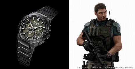 (クリス)バイオハザード 25th ANNIVERSARY 腕時計 バイオハザード：デスアイランド」でレオンとクリスが着用する