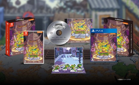 画像集#001のサムネイル/PS4/Switch「ミュータント タートルズ：シュレッダーの復讐」の特典付パッケージ版が8月25日に発売決定