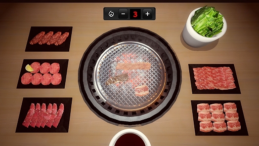 画像ギャラリー No.005のサムネイル画像 / 「焼肉シミュレーター」,Switch/iOS/Android向けに2022年内の配信決定。フライハイワークスがパブリッシングを担当