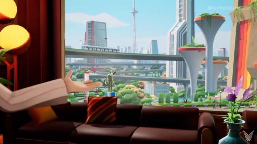 画像ギャラリー No.003のサムネイル画像 / 「American Arcadia」のアナウンストレイラーが公開に。ディストピアからの脱出を目指すリアリティ番組を舞台にした新作パズルプラットフォーマー