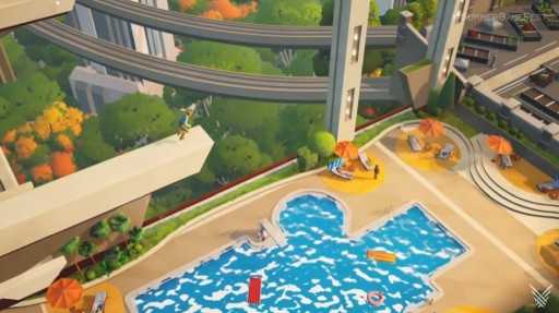 画像ギャラリー No.013のサムネイル画像 / 「American Arcadia」のアナウンストレイラーが公開に。ディストピアからの脱出を目指すリアリティ番組を舞台にした新作パズルプラットフォーマー