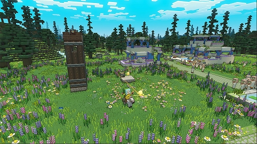 画像ギャラリー No.004のサムネイル画像 / 「Minecraft Legends」本日発売。Minecraftの世界を舞台にしたアクションストラテジーで,協力プレイや4対4のチーム戦も楽しめる