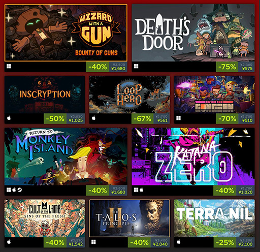 ꡼ No.001 | Inscryptionפ50󥪥աTerra Nilפ25󥪥աDevolver DigitalSteamץ󥰥פ322ޤǳ