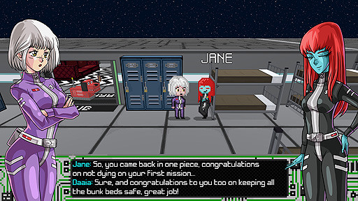 画像ギャラリー No.004のサムネイル画像 / コミカルなドット絵謎解きADV「Shikon-X Astro Defense Fortress」がSteam Nextフェスに登場。実況配信を6月19日10時より実施