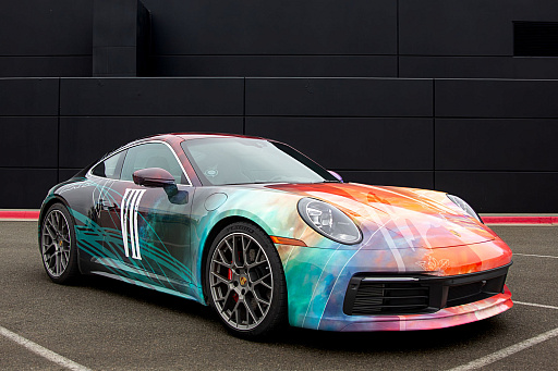 画像ギャラリー No.002のサムネイル画像 / 「FINAL FANTASY VII REBIRTH」,リリースを記念してポルシェとコラボしたショートムービーを公開