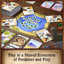 画像ギャラリー No.001のサムネイル画像 / 環境に合わせ,生存に有利な形質を手に入れろ。進化がテーマのボードゲーム「Evolution」がボードゲームアリーナに正式実装