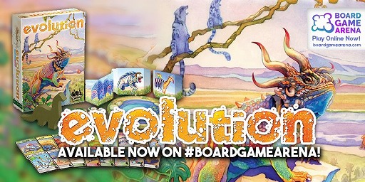 画像ギャラリー No.003のサムネイル画像 / 環境に合わせ,生存に有利な形質を手に入れろ。進化がテーマのボードゲーム「Evolution」がボードゲームアリーナに正式実装