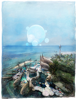 画像集 No.001のサムネイル画像 / 「ハーヴェステラ」，夏のロケーション“浜辺の町シャトラ”や，町で出会うキャラクターなどの情報を公開