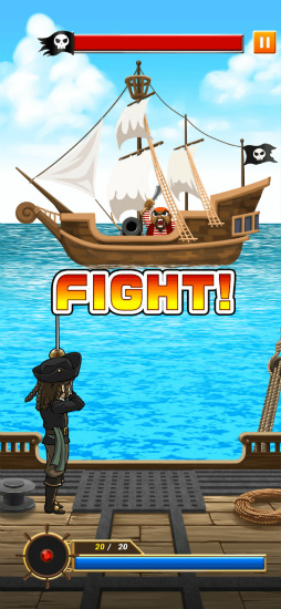 画像ギャラリー No.001のサムネイル画像 / 海賊船の砲弾を打ち返すアクションゲーム「バトル・オブ・ザ・パイレーツ」,配信開始