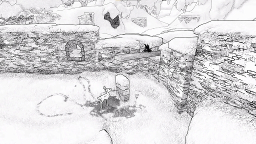 画像ギャラリー No.005のサムネイル画像 / 「Blanc」が2023年2月にリリースへ。雪の積もる原野で幼い鹿とオオカミが協力し,家族を探して冒険するCo-op型サバイバルアドベンチャー