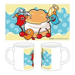 画像ギャラリー No.002のサムネイル画像 / 「パックマン」デザインのマグカップと白雲石入り吸水コースターのセットが当たる。ホワイトデーキャンペーン,本日スタート