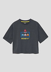 画像ギャラリー No.002のサムネイル画像 / グラニフとバンナムがコラボ。「パックマン」「太鼓の達人」「塊魂」のTシャツや帽子など新作アイテムを6月18日にリリース