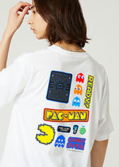 画像ギャラリー No.004のサムネイル画像 / グラニフとバンナムがコラボ。「パックマン」「太鼓の達人」「塊魂」のTシャツや帽子など新作アイテムを6月18日にリリース