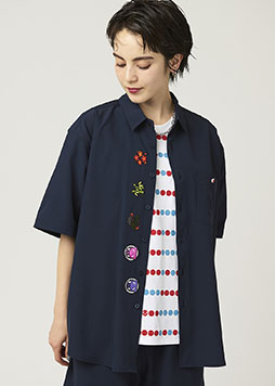 画像ギャラリー No.006のサムネイル画像 / グラニフとバンナムがコラボ。「パックマン」「太鼓の達人」「塊魂」のTシャツや帽子など新作アイテムを6月18日にリリース