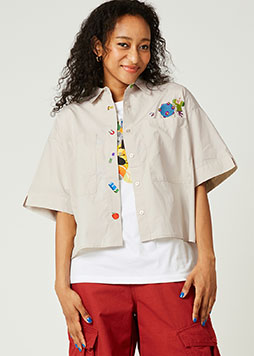 画像ギャラリー No.013のサムネイル画像 / グラニフとバンナムがコラボ。「パックマン」「太鼓の達人」「塊魂」のTシャツや帽子など新作アイテムを6月18日にリリース