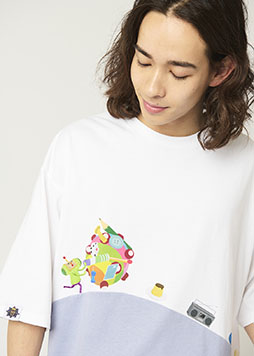 画像ギャラリー No.019のサムネイル画像 / グラニフとバンナムがコラボ。「パックマン」「太鼓の達人」「塊魂」のTシャツや帽子など新作アイテムを6月18日にリリース