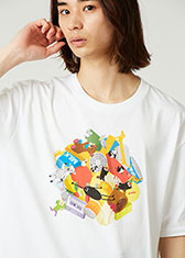 画像ギャラリー No.021のサムネイル画像 / グラニフとバンナムがコラボ。「パックマン」「太鼓の達人」「塊魂」のTシャツや帽子など新作アイテムを6月18日にリリース