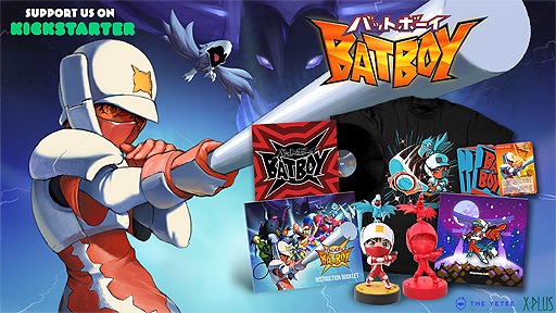 画像ギャラリー No.002のサムネイル画像 / スポーツをテーマにしたレトロ2Dアクション「Bat Boy」のクラウドファンディング企画が7月13日にスタート