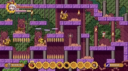 画像ギャラリー No.005のサムネイル画像 / Switch版「チェルシーさんは7の魔神をブッ殺さねばならない。」本日リリース。猫耳バニーさんが魔神の洞窟を探索する2Dアクションゲーム