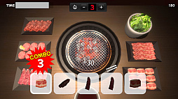 画像ギャラリー No.006のサムネイル画像 / 煙や匂いを気にせず,お肉焼き放題の「焼肉シミュレーター」,Switch版本日配信。最大4人で焼肉バトルができるオンライン対戦も楽しめる