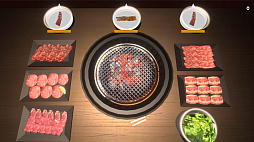 画像ギャラリー No.007のサムネイル画像 / 煙や匂いを気にせず,お肉焼き放題の「焼肉シミュレーター」,Switch版本日配信。最大4人で焼肉バトルができるオンライン対戦も楽しめる