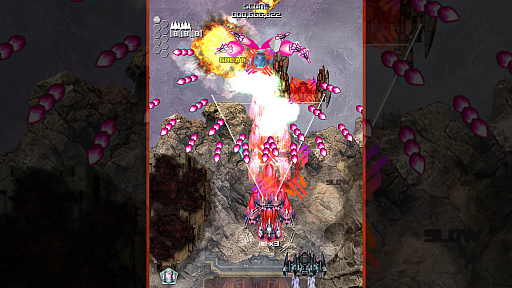 画像ギャラリー No.002のサムネイル画像 / 「Gunvein」,PC版がSteamでリリースに。撃って撃って撃ちまくる,カラフルな弾幕シューティング