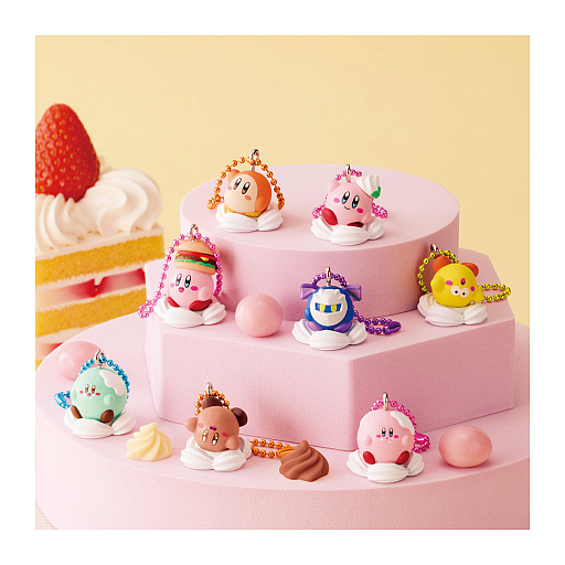 画像ギャラリー No.001のサムネイル画像 / 「カービィのグルメフェス」のマスコット付きたまごボーロが2026年5月に発売。生クリームの上に乗ったカービィたちがかわいい