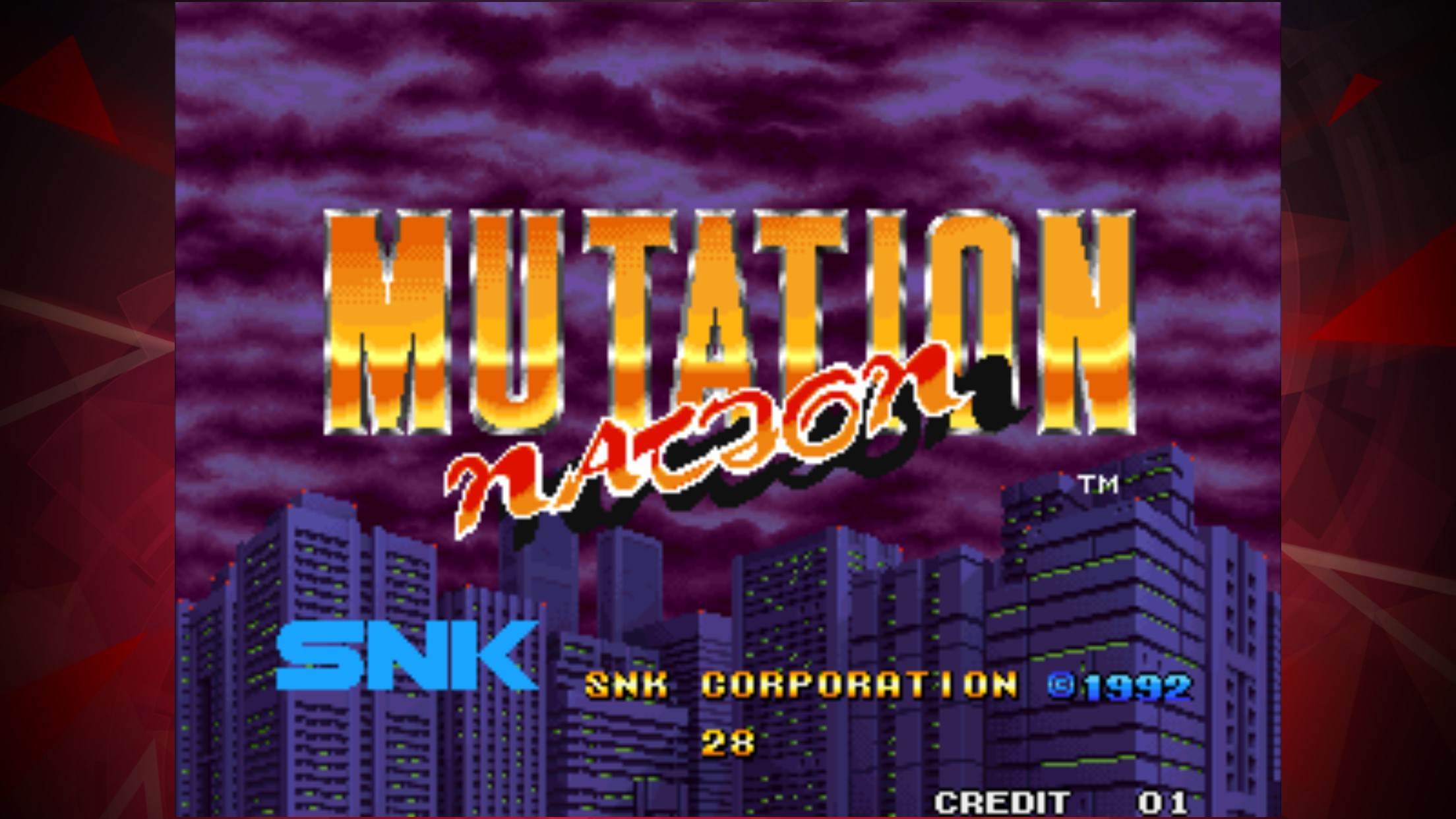 シリーズ第31弾「ミューテイション・ネイション アケアカNEOGEO」本日