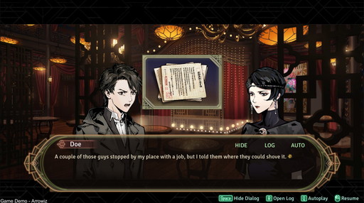 画像ギャラリー No.003のサムネイル画像 / 「異夢迷都 果てなき螺旋」デモ版の先行プレイレポートをお届け。色鮮やかなオールド上海風の近未来都市を散策するのも楽しいミステリーRPG