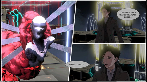 画像ギャラリー No.004のサムネイル画像 / 「異夢迷都 果てなき螺旋」デモ版の先行プレイレポートをお届け。色鮮やかなオールド上海風の近未来都市を散策するのも楽しいミステリーRPG