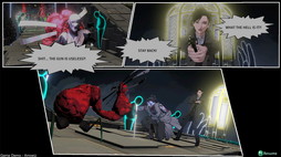 画像ギャラリー No.005のサムネイル画像 / 「異夢迷都 果てなき螺旋」デモ版の先行プレイレポートをお届け。色鮮やかなオールド上海風の近未来都市を散策するのも楽しいミステリーRPG