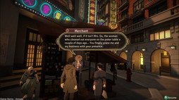 画像ギャラリー No.016のサムネイル画像 / 「異夢迷都 果てなき螺旋」デモ版の先行プレイレポートをお届け。色鮮やかなオールド上海風の近未来都市を散策するのも楽しいミステリーRPG